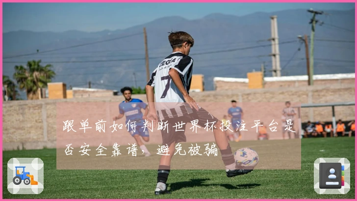 跟单前如何判断世界杯投注平台是否安全靠谱，避免被骗