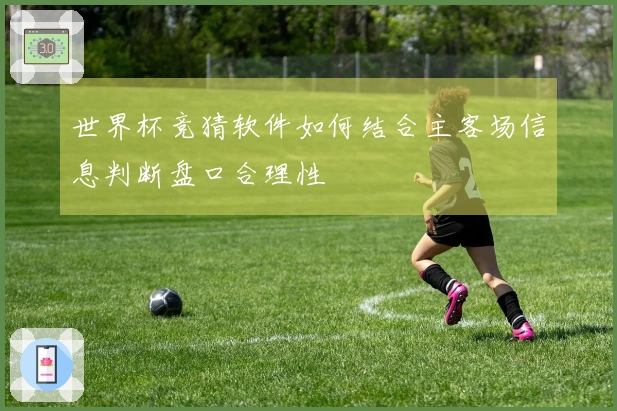 世界杯竞猜软件如何结合主客场信息判断盘口合理性